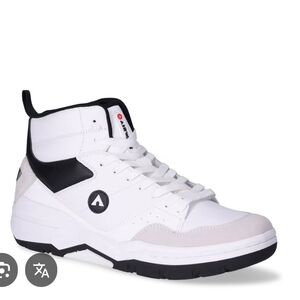 Airwalk White and Black High-Top Sneakers Anchor Mid Size 9 Men's
